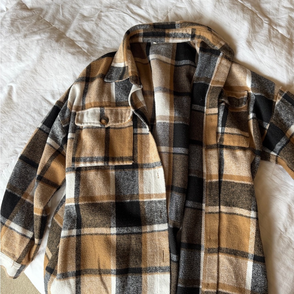 Plaid Flannel Jacket